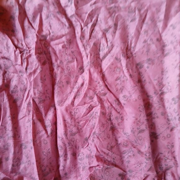 Mini Sari Wrap Skirt Reversible Silk Blend One Size Boho Festival Fairycore - Picture 4 of 8